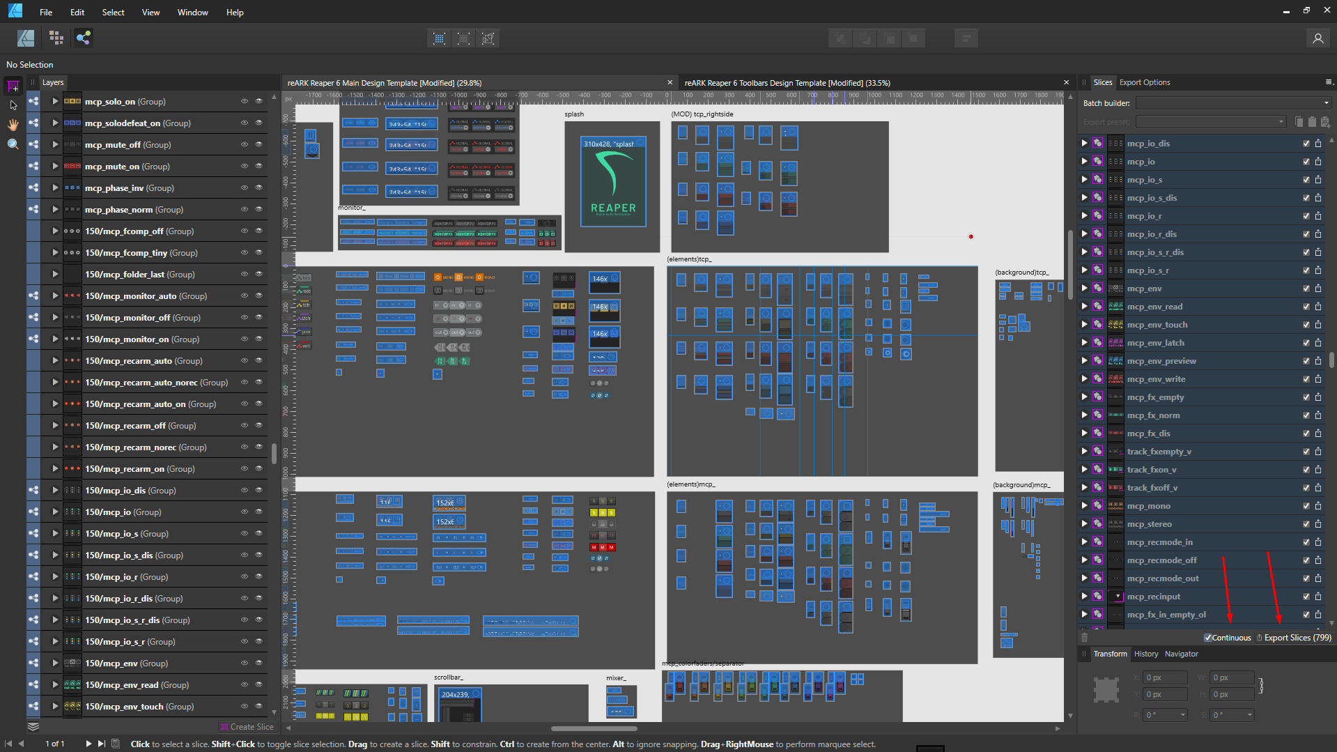 Export Persona in Affinity Designer exporting one asset at three scales